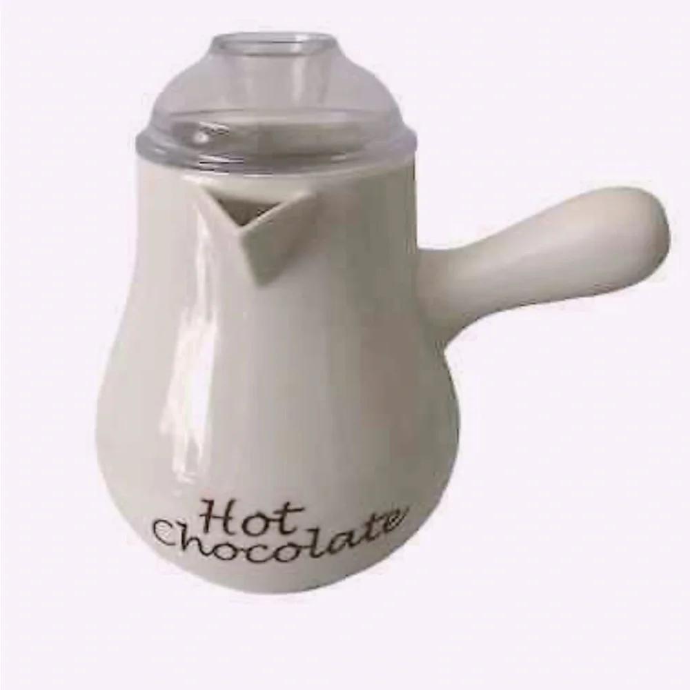 Bonjour Williams Sonoma Ceramic Hot Chocolate Pitcher Pot